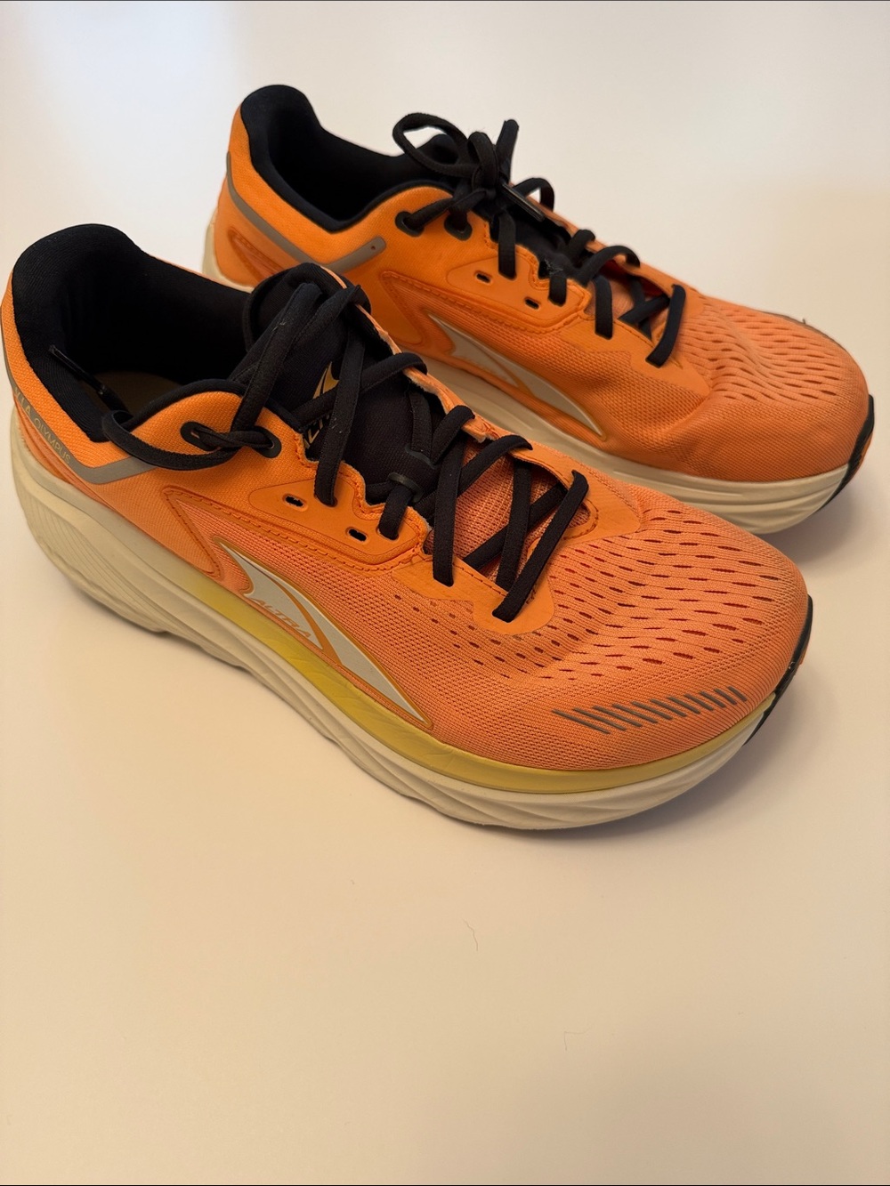 Altra Men's Orange Athletic Running Shoes with Black Laces